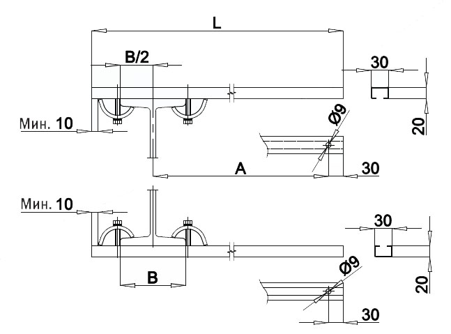 Крепежная консоль UNILIFT-UCR 29