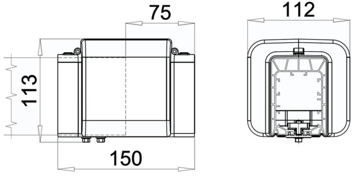 Концевая коробка UCR-8562-00022 UNILIFT-UCR 14