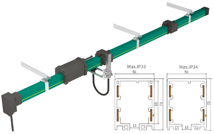 Закрытый троллейный шинопровод 4-Ductor AKKAPP STEMMANN