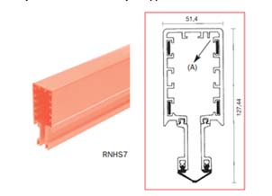 Шинопроводы Bags Srl Longo Троллейный шинопровод CARRIER PROFILE SERIES RNHS7